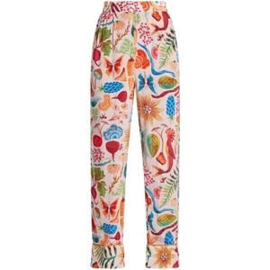 157 Farm Rio Bright Farm Straight Leg Pull on Pant Size XL